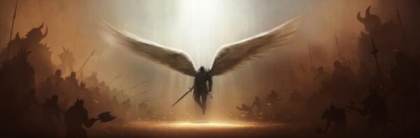 Toile Murale Ange de la Justice | Tableau Décoratif Moderne