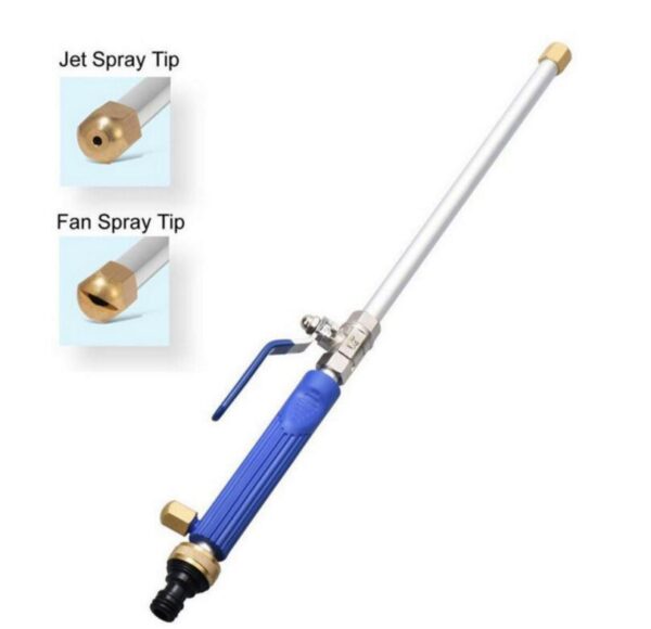 Pistolet d’Arrosage Haute Pression 15 m – Lance de Nettoyage Aluminium pour Voiture & Jardin