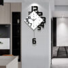 Horloge Murale Design 3D – Chiffres Découpés & Pendule Moderne