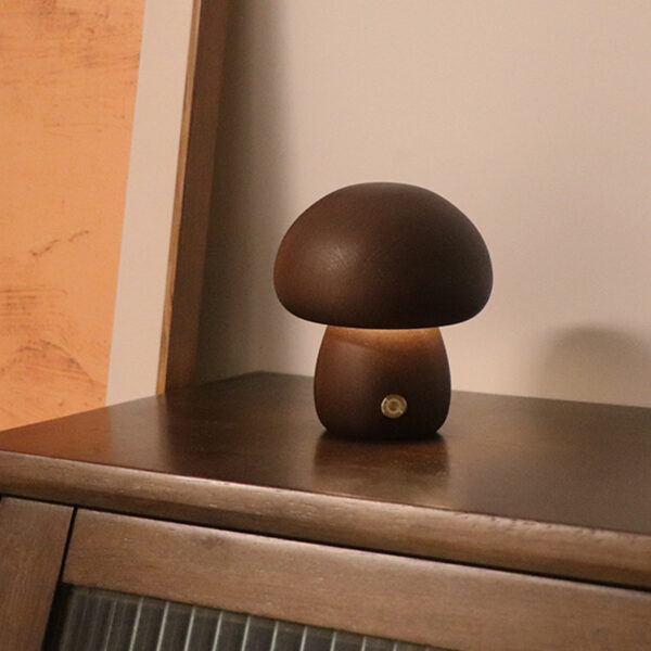 Lampe de Table Champignon Design – Éclairage Doux pour Chambre & Intérieur Moderne