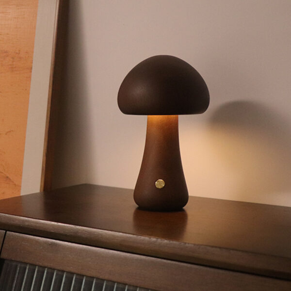 Lampe de Table Champignon Design – Éclairage Doux pour Chambre & Intérieur Moderne