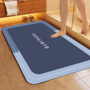 Tapis de bain antidérapant absorbant – Séchage rapide, plusieurs tailles disponibles