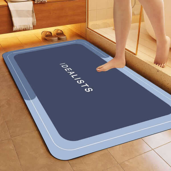 Tapis de bain antidérapant absorbant – Séchage rapide, plusieurs tailles disponibles
