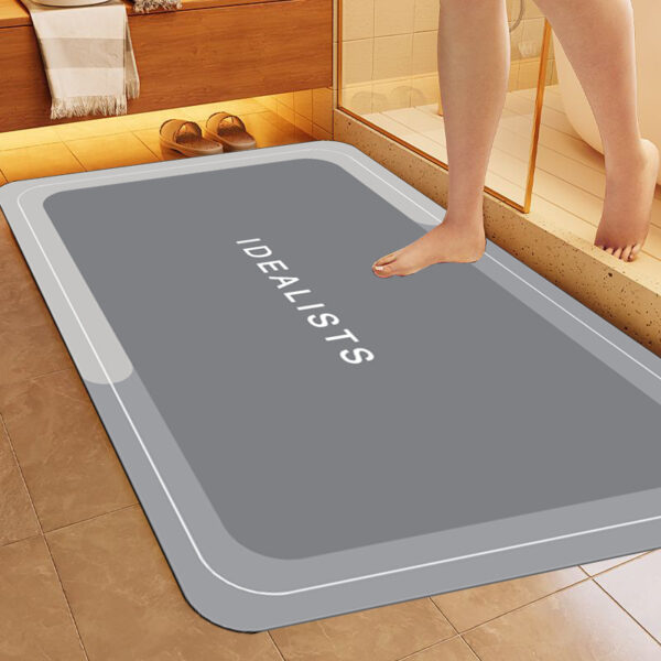 Tapis de bain antidérapant absorbant – Séchage rapide, plusieurs tailles disponibles