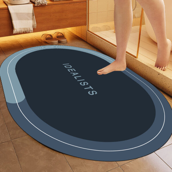 Tapis de bain antidérapant absorbant – Séchage rapide, plusieurs tailles disponibles