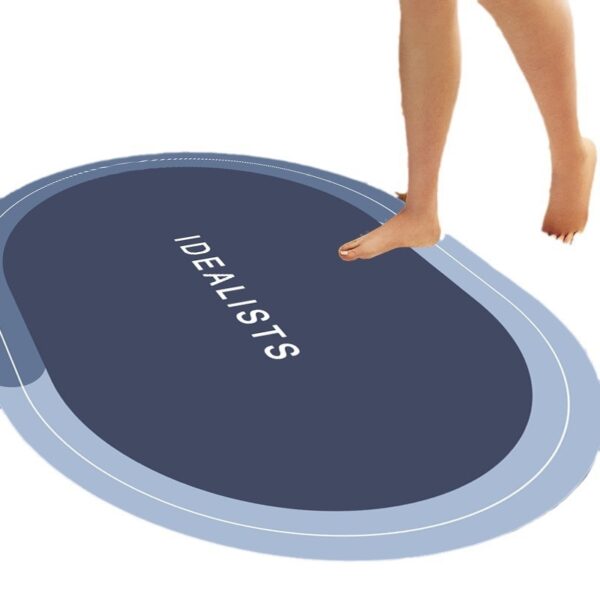 Tapis de bain antidérapant absorbant – Séchage rapide, plusieurs tailles disponibles