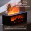Diffuseur d’Huiles Essentielles Effet Flamme 3D – Humidificateur Design avec Lumières LED & Télécommande