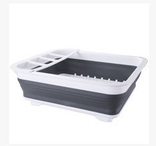 Égouttoir à Vaisselle Pliable – Rangement Compact et Organisateur de Cuisine