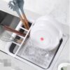 Égouttoir à Vaisselle Pliable – Rangement Compact et Organisateur de Cuisine