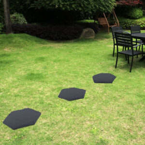 Pas Japonais Décoratif de Jardin – Dalle Imitation Pierre Antidérapante pour Allées & Pelouse
