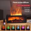 Diffuseur d’Huiles Essentielles Effet Flamme 3D – Humidificateur Design avec Lumières LED & Télécommande