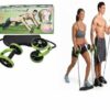 Revoflex Xtreme – Appareil Abdominal à Double Roue pour Entraînement Complet du Corps