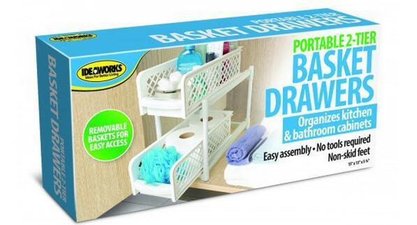 Étagère de Rangement à 2 Niveaux – Cuisine & Salle de Bain