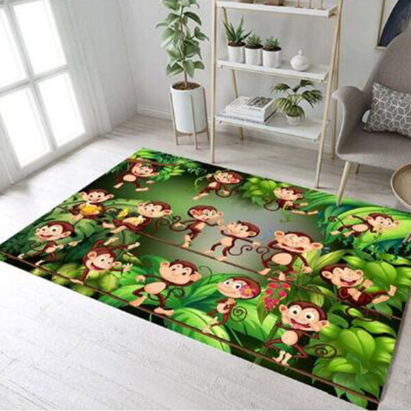 Tapis Cartoon pour Chambre d’Enfant & Salon – Doux, Moderne et Lavable en Machine