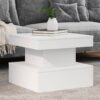 Table Basse Moderne avec Éclairage LED – Design Contemporain, 50×50 ou 90×50 cm