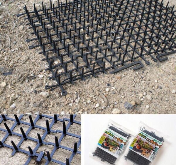 Tapis Répulsif pour Chats et Chiens – Protection de Jardin et Intérieur à Picots en Plastique