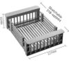Panier Filtrant d’Évier en Acier Inoxydable – Égouttoir Anti-Déchets
