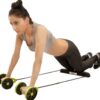 Revoflex Xtreme – Appareil Abdominal à Double Roue pour Entraînement Complet du Corps