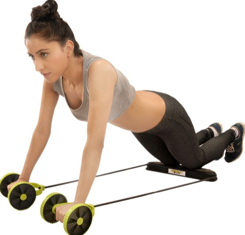 Revoflex Xtreme – Appareil Abdominal à Double Roue pour Entraînement Complet du Corps