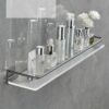 Étagère de Rangement Salle de Bain en Alliage d’Aluminium – Design Moderne, Avec ou Sans Barre Porte-Serviettes