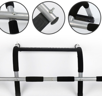 Barre de Traction de Porte Sans Perçage – Doorway Pull-Up Trainer en Acier