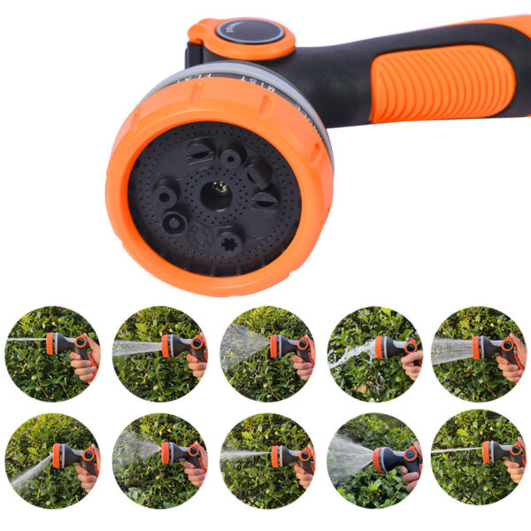 Pistolet d’Arrosage de Jardin Multifonction – Lance d’Eau Ergonomique pour Arrosage et Nettoyage