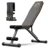 Banc de musculation pliable et réglable, banc d'entraînement multifonctionnel, banc incliné pour l'entraînement complet du corps Max 300 kg avec cordon de traction