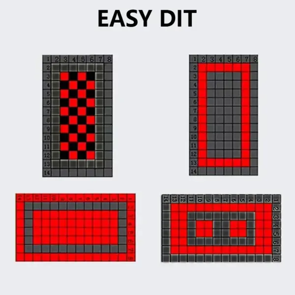 20 pièces/ensemble de dalles de sol de garage noires et rouges 40*40*1.8cm, dalles de sol de garage à emboîtement, dalles de sol de garage pour lavage de voitures, dalles de sol en PVC à emboîtement