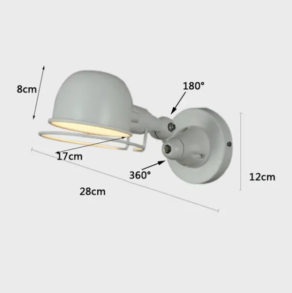 Applique murale rétro réglable à LED, luminaire décoratif d'intérieur, idéal pour un Loft, un Restaurant, un Bar ou une chambre à coucher, idéal pour la lecture decoration maison lampe