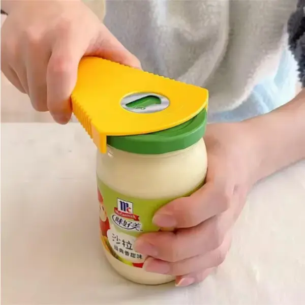 Ouvre-bouteille Portable multifonctionnel, capsuleuse, universel, en conserve, antidérapant, économie de travail, bouchon de bouteille torsadé, Gadgets de cuisine