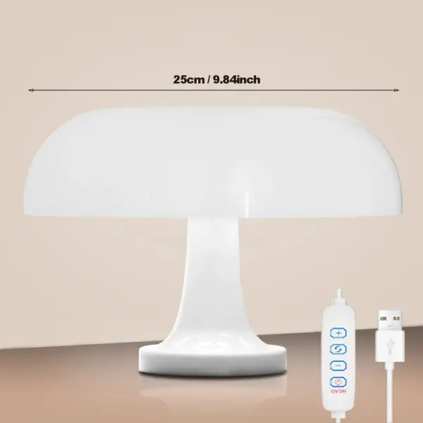 Lampe de Table champignon classique lampe de Table d'art Bauhaus moderne lampe de chevet de chambre lampe de Table décorative Orange de créateur danois