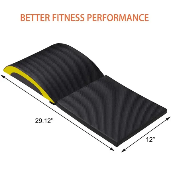 Tapis de protection pour coquillages, tapis d'entraînement de noyau abdominal original pour une gamme complète de mouvements, assis, bosses et entraînements abdominaux