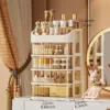 Boîte de rangement de maquillage multicouche 1 pièce, rangement de cosmétiques pour les soins de la peau, fard à paupières, Lotions rouge à lèvres, idéal pour commode, salle de bain, chambre à coucher
