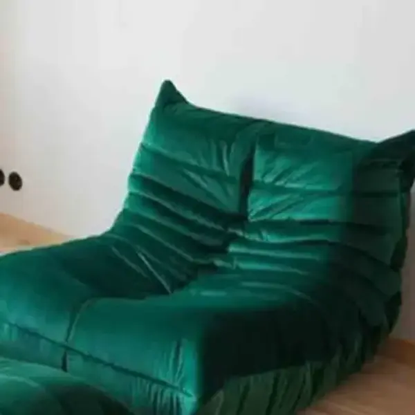 Fauteuil pouf pour adultes, canapé souple pour salon, canapé de sol sans accoudoirs pour coin salon de lecture d'appartement