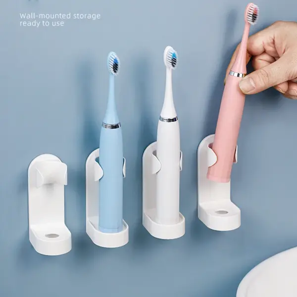 Porte-brosse à dents électrique sans trace, support mural pour salle de bain, adapté au 90% du porte-brosse à dents électrique