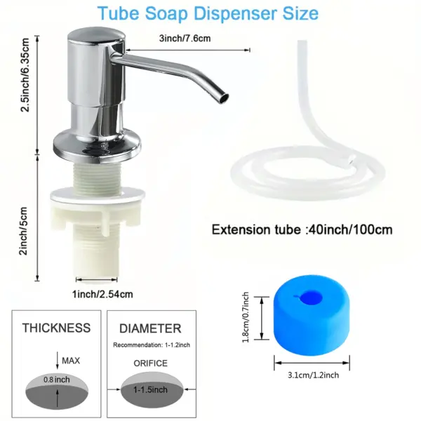 Distributeur de savon liquide pour évier de cuisine, pompe en acier inoxydable 350ML 500ML, bouteille de savon liquide, support d'évier, distributeur de savon à pression manuelle