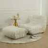 Fauteuil pouf pour adultes, canapé souple pour salon, canapé de sol sans accoudoirs pour coin salon de lecture d'appartement