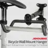 JSHOU BIKE Support mural pour vélo – Crochet horizontal réglable pour garage et maison