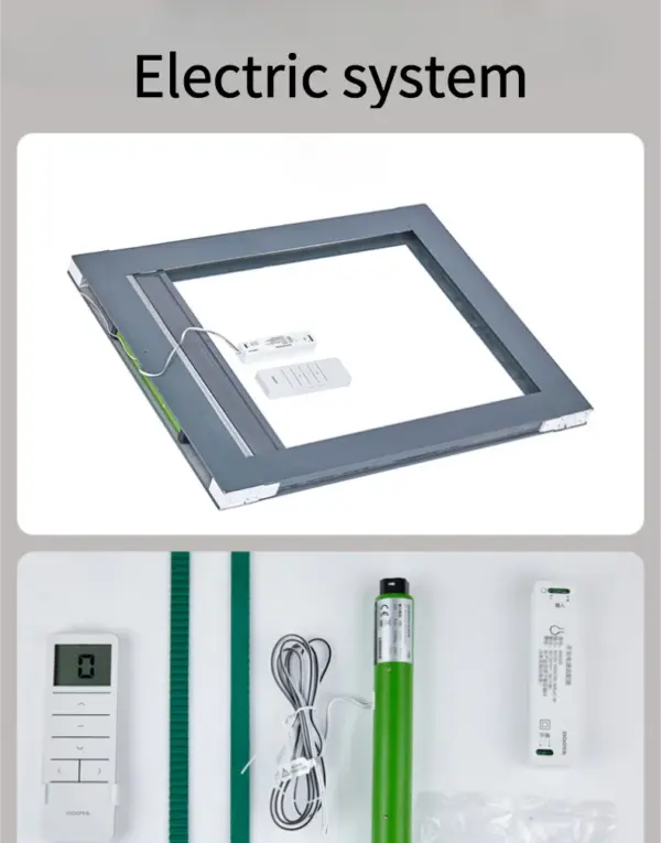 Rideau de stores imperméables à moitié occultant, lucarne motorisée pour fenêtre de toit, nid d'abeille cellulaire, pour lucarne, décoration de la maison