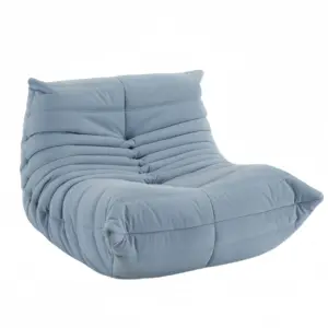 Fauteuil pouf pour adultes, canapé souple pour salon, canapé de sol sans accoudoirs pour coin salon de lecture d'appartement