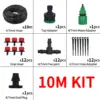 Micro système d'irrigation goutte-à-goutte Portable 20M, arrosage automatique avec goutteurs réglables, Kits d'arrosage par brumisation, tuyau d'arrosage