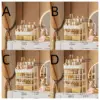 Boîte de rangement de maquillage multicouche 1 pièce, rangement de cosmétiques pour les soins de la peau, fard à paupières, Lotions rouge à lèvres, idéal pour commode, salle de bain, chambre à coucher