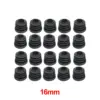 Bouchons de protection pour pieds de chaise, 20/200 pièces, embouts ronds en plastique, Inserts de tuyaux, bouchons de meubles, pieds de Table, matériel de couverture d'extrémité de tube