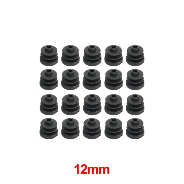 Bouchons de protection pour pieds de chaise, 20/200 pièces, embouts ronds en plastique, Inserts de tuyaux, bouchons de meubles, pieds de Table, matériel de couverture d'extrémité de tube