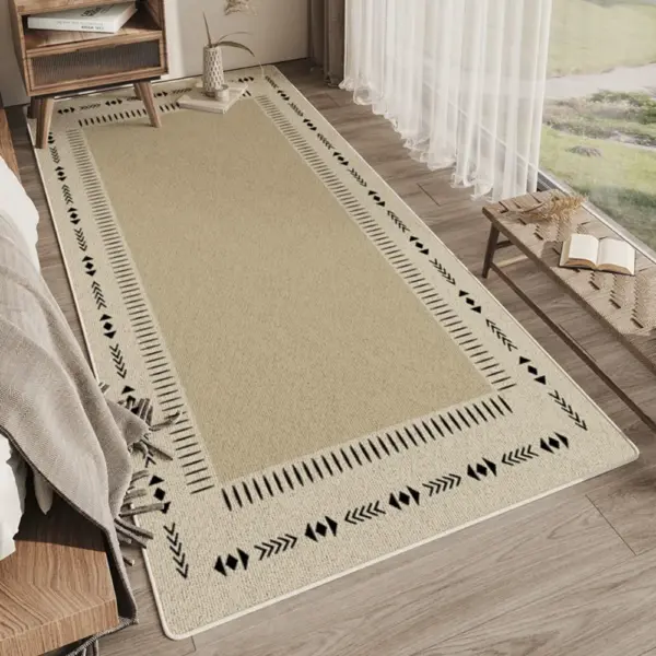 VIKAMA – tapis latéral Simple pour chambre à coucher, tapis latéral de salon, coussin de suspension de balcon, décoration de maison antidérapante
