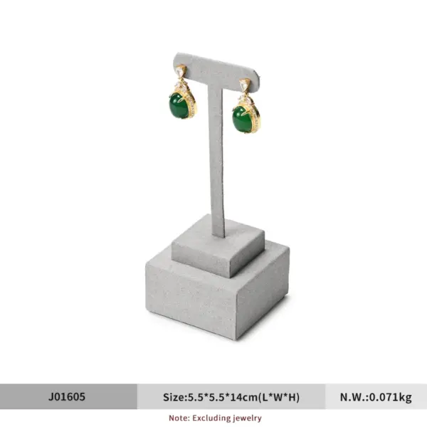 Ciyye t-bar bijoux présentoir boucles d'oreilles anneaux support organisateur de rangement support pour accessoires de mode bagues bijoux accessoires