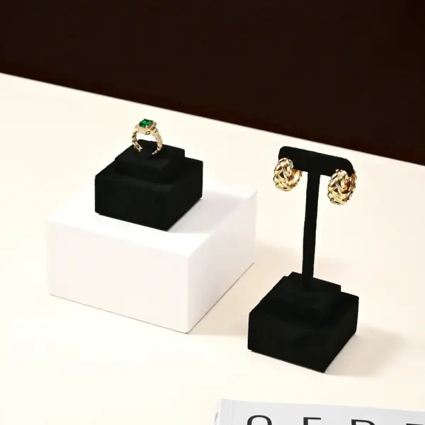 Ciyye t-bar bijoux présentoir boucles d'oreilles anneaux support organisateur de rangement support pour accessoires de mode bagues bijoux accessoires