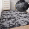 Tapis Gris en Peluche pour Salon et Chambre – Moelleux et Antidérapant
