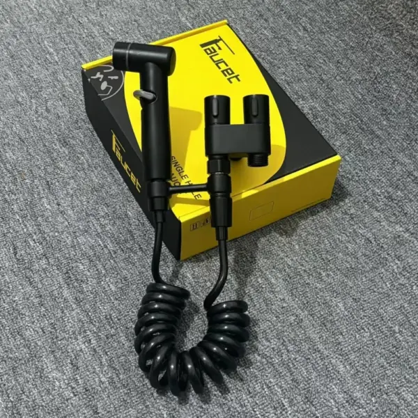 Ensemble de pulvérisateur de Bidet à main en acier inoxydable, avec buse double Mode, parfait pour le nettoyage de la salle de bain et le rinçage des toilettes, 1 ensemble