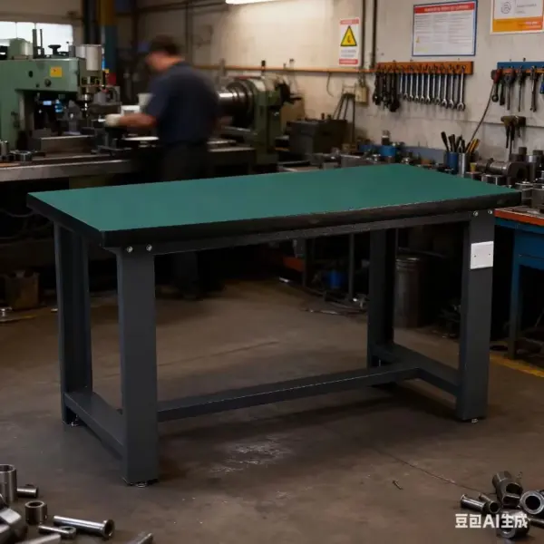 Établi en acier antistatique robuste L2100m, conception moderne pour l'entretien, quincaillerie de meubles d'atelier